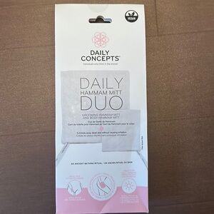 DAILY CONCEPTS Daily Hammam Mitt Duo NEW in package